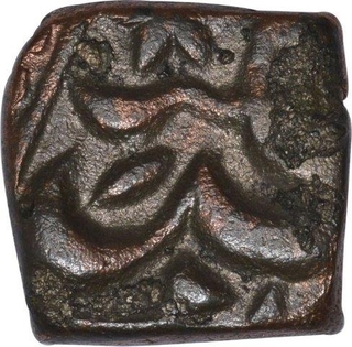 Copper Half Fulus of Akbar of Sukkur Mint.