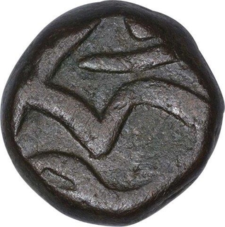 Copper Dam coin of Muhammad Shah of Elichpur mint.