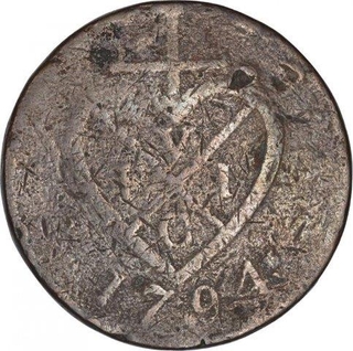 Copper Two Pice Coin of Bombay Presidency.