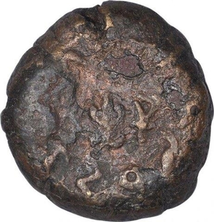 Rare Copper Coin of Satakarni I of Satavahan Dynasty.