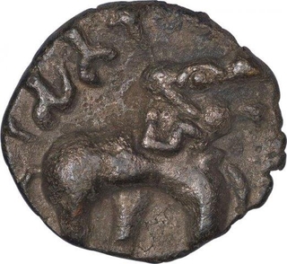 Potin Coin of Satkarni I of Satavahanas Dynasty.