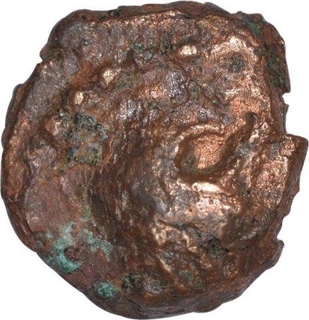 Copper Coin of Ujjaini Region.