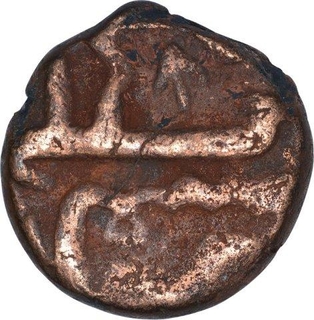 Copper Fulus Coin of Abdullah Qutb Shah of Golkonda Sultanate.