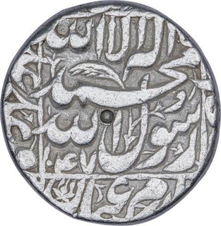 Silver One Rupee Coin of Shah Jahan of Multan Mint.