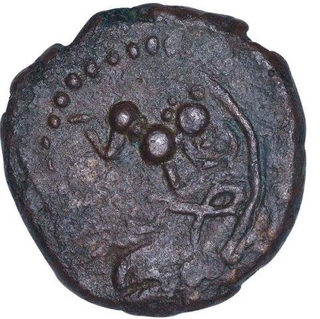 Copper Kasu Coin of Palani Mint of Madurai Nayakas.