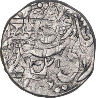 Silver One Rupee Coin of Dungar Singh of Bikaner State.