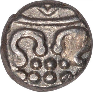 Silver Chukram Coin of Ayilyam Tirunal Rama Varma of Travancore State.