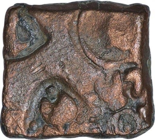 Punch Marked Copper Karshapana Coin of Vidarbha Janapada.