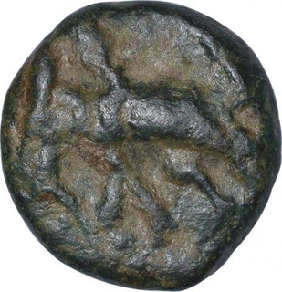 Cast Copper Kakani Coin of Sunga Kingdom.