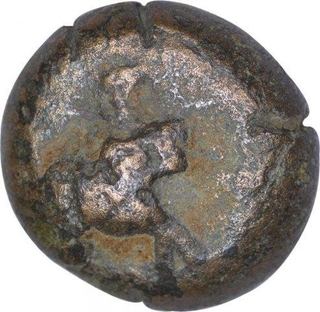 Copper Coin of Satkarni I of Satavahanas Dynasty.