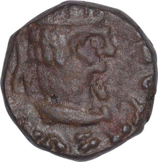 Copper Half Coin of Gondophares of Indo Parthian.