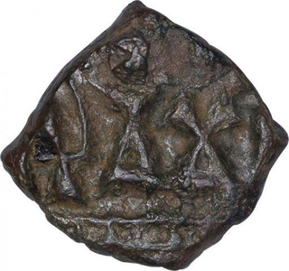 Copper Alloy Coin of Siva Magha of Kaushambi Region of Magh Dynasty.