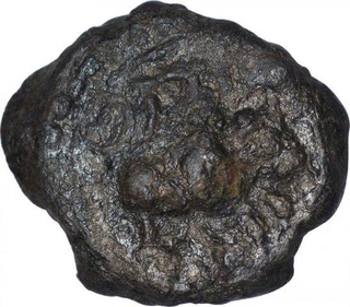 Copper Base Alloy Coin of Vishnukundin Dynasty.