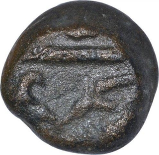 Copper Falus Coin of Muhammad Quli Qutb Shah of Golkonda Sultanate.