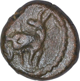 Copper Kasu Coin of Sri Rama of  Thanjavur Nayakas