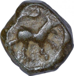 Copper Paisa Coin of Namdar Khan of Karanja Mint of Hyderabad Feudatory of Elichpur