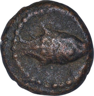 Copper Kasu Coin of Wadiyars of Mysore State.