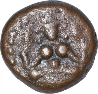 Copper Kasu Coin of Wadiyars of Mysore.