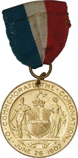 Bronze Medal of Edward VII of Great Britain of United Kingdom.