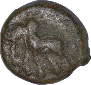 Cast Copper Kakani Coin of Sunga Dynasty.