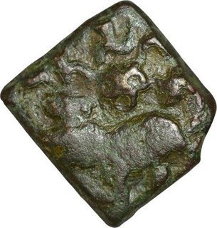 Copper Coin of Satakarni I of Pusad Region of Satavahana Dynasty.