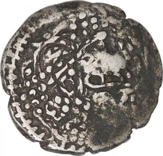 Error Silver Coin of Indo Sassanians.