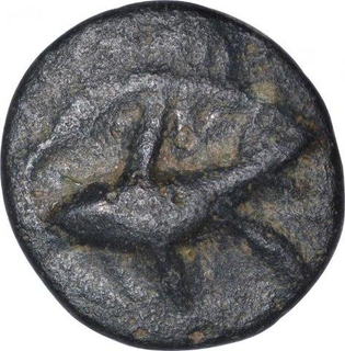 Rare Potin Coin of Medieval Gujrat.