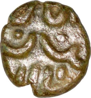 Copper Falus Coin of Muhammad Shah I of Bahamani Sultanate.