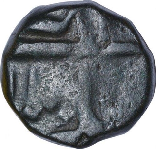 Rare Copper Half Dam Coin of Akbar.