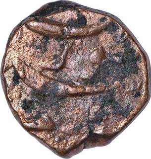 Copper Dam Coin of Aurangzeb of Surat Mint.