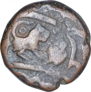 Copper Paisa Coin of Vagh Rajas of Mehidpur of Indore State.