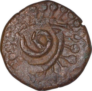 Copper One Paisa Coin of Gopal Singh of Jhabua State.