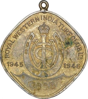 Brass Medal of Royal Western India Turf Club Ltd.