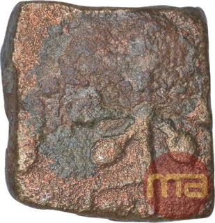 Copper Coin of Satkarni I of Vidharbha Region of Yavatmal of Satavahana Dynasty.