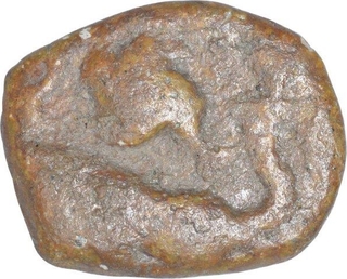 Lead Coin of Vidarbha Region of Satkarni I of Satavahana Dynasty.