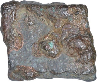 Copper Coin of Satkarni I of Daunath Region of Satavahana Dynasty.