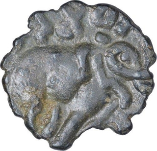 Potin Coin of Siri Pulumavi of Satavahana Dynasty.