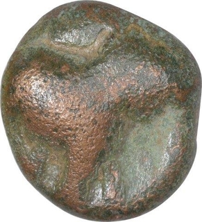 Copper Coin of Satkarni I of Marathwada Region of Satavahana Dynasty.