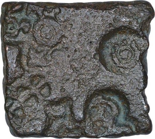 Punch Marked Copper Karshapana Coin of Ujjaini Region.