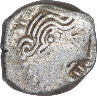 Silver Karshapana Coin of Kumaragupta I of Gupta Dynasty.