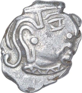 Silver Drachma Coin of Chandragupta II of Gupta Dynasty.