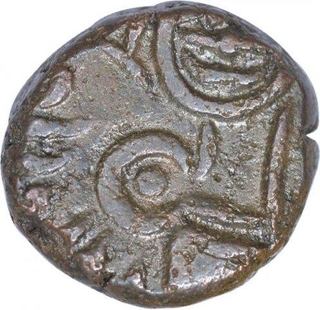 Copper Coin of Kangra Dynasty.