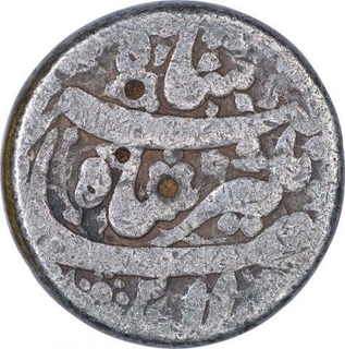 Silver One Rupee Coin of Jahangir of Burhanapur Mint of Shahrewar Month.