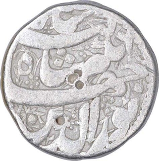 Silver One Rupee Coin of Jahangir of Qandahar Mint of Tir Month.