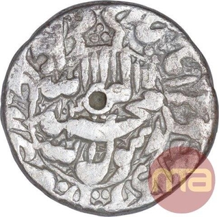 Silver One Rupee Coin of Shah Jahan of Multan Mint.