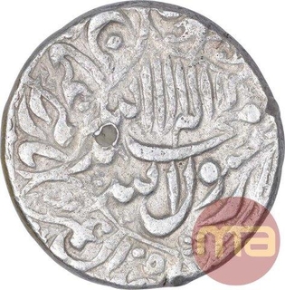 Silver One Rupee Coin of Shah Jahan of Surat Mint.