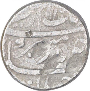 Silver One Rupee Coin of Aurangzeb Alamgir of Makhsusabad Mint.