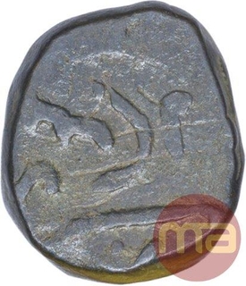 Error Copper One Paisa Coin of Bhonslas of Nagpur of Maratha Confederacy.