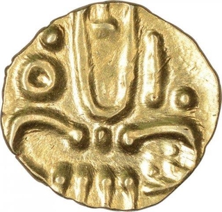 Gold Fanam Coin of Viraraya of Nayakas of Chitradurga.