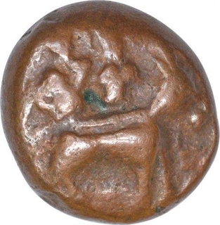 Copper Kasu Coin of Madurai Nayakas.